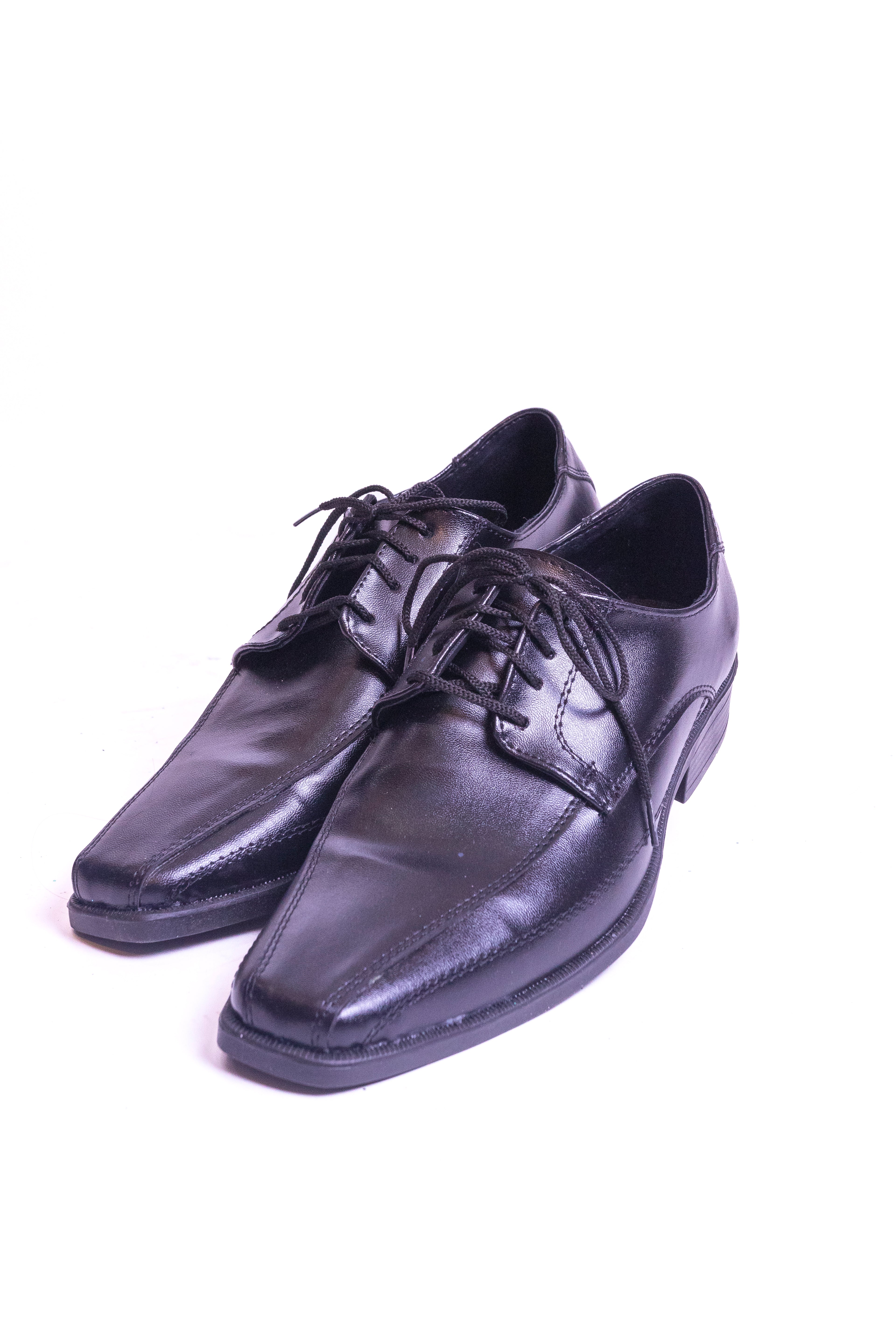 Zapatos Acordonados Color Negro
