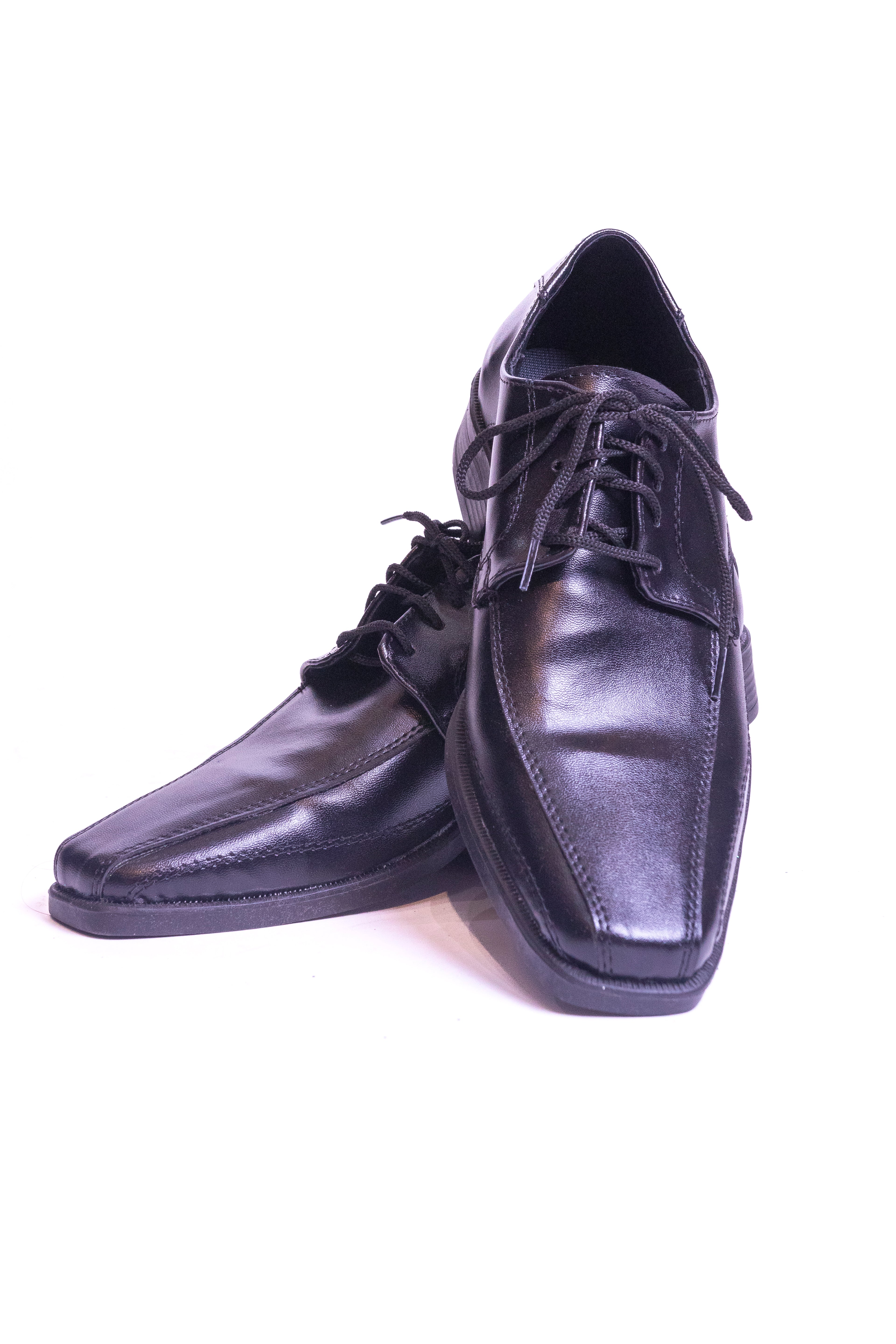 Zapatos Acordonados Color Negro