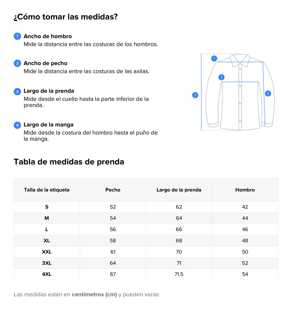 Camisa vestir